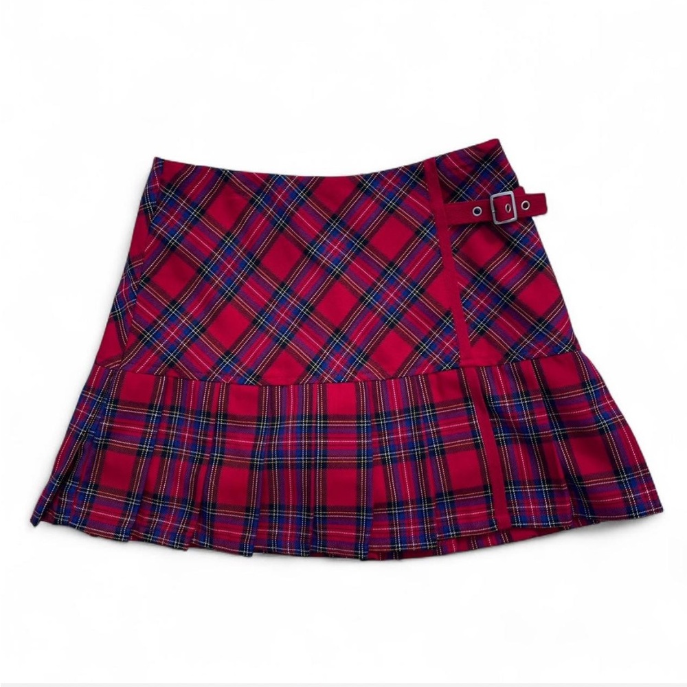 NWT Y2K Limited Too Plaid Holiday Skirt - Girl’s Size 12